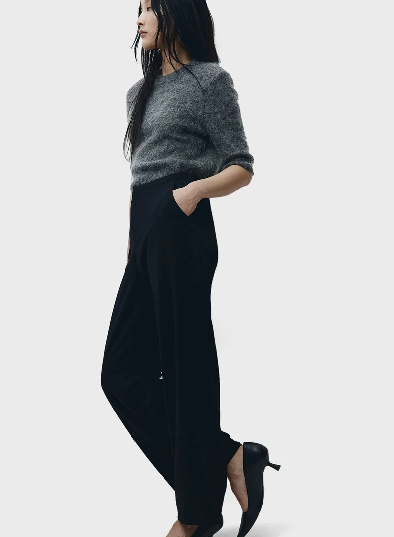 H&M Jersey Crepe Trousers
