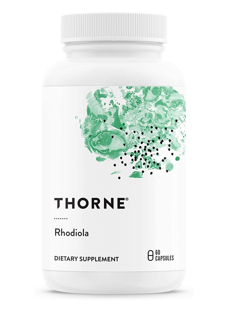 Thorne - Rhodiola - Dietary Supplement - 60 Capsules - Image 1