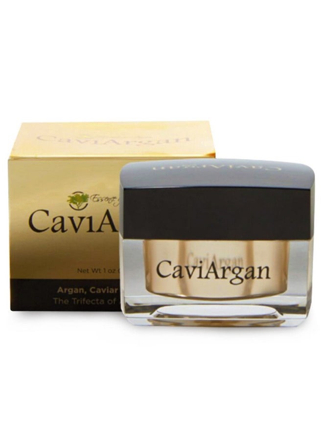 Essence Of Argan - Caviargan Facial Moisturizer For Women Face Cream With Caviar Hyaluronic Acid Argan Oil Retinol Matrixyl & Botanicals(1Fl.Oz/30Ml) - Image 1