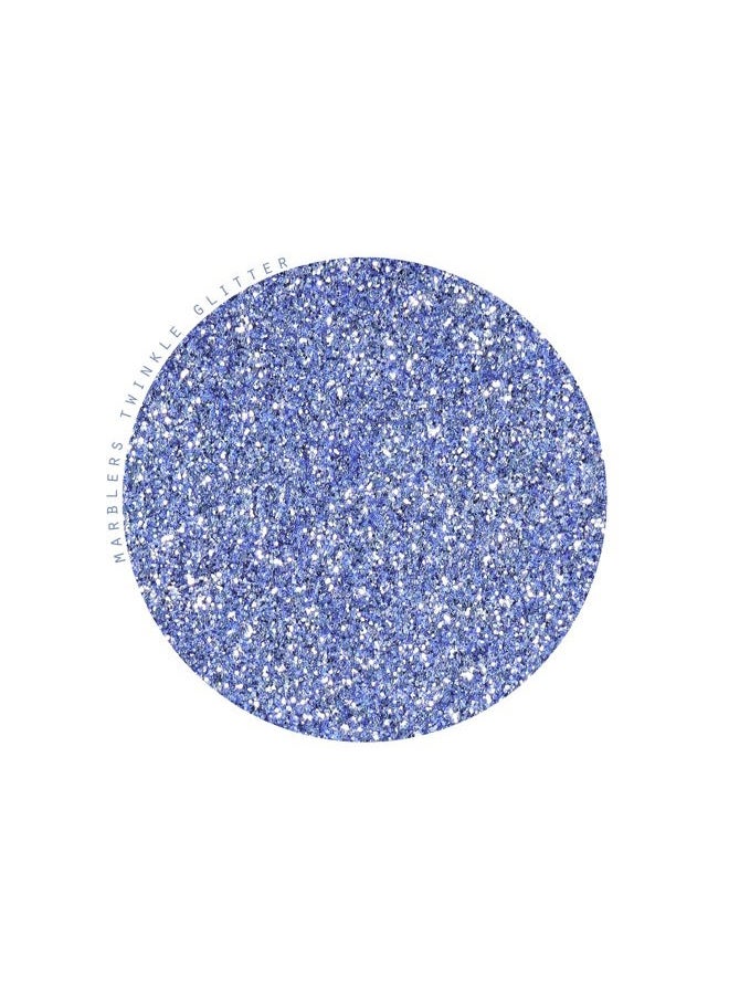 MARBLERS Twinkle Face & Body Glitter [ICY Blue] 0.18oz (5g) | Fine | Non-Toxic | Vegan | Cruelty-Free | Ethically Sourced | Festival Makeup | Eye, Hair, Nail, Eyeshadow | Cosmetic Grade  - Image 2