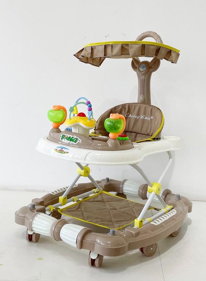 kiddoz Baby Walker - Khaki - Image 2