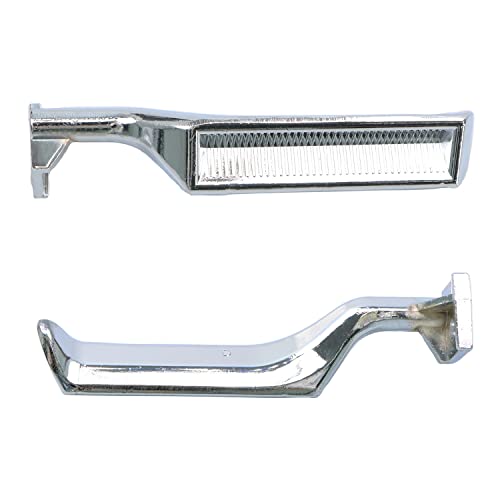 VKVXCLON Interior Door Handle All Metal Handle Compatible with Ford Bronco F150 F250 F350 F53 F59 F800 1987-1996 Front Rear Left and Right Side Replaces# 77178 E7TZ-1522601-A (Silver) - Image 1