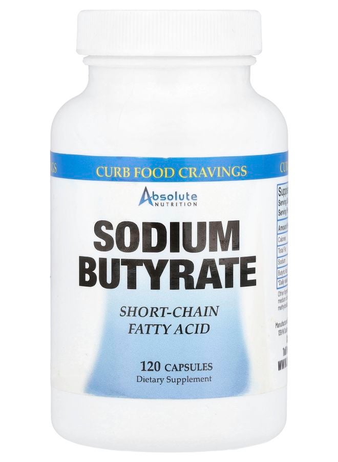 Absolute Nutrition Sodium Butyrate 120 Capsules