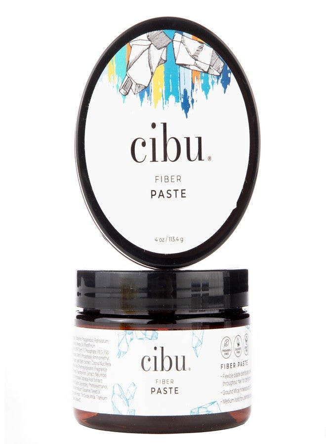 سيبو معجون ألياف سيبو - معجون تصفيف شعر غني بالمغذيات للرجال والنساء - متعدد الاستخدامات، غني بالألياف ويمنح الشعر كثافة - 4 أونصة - Image 1