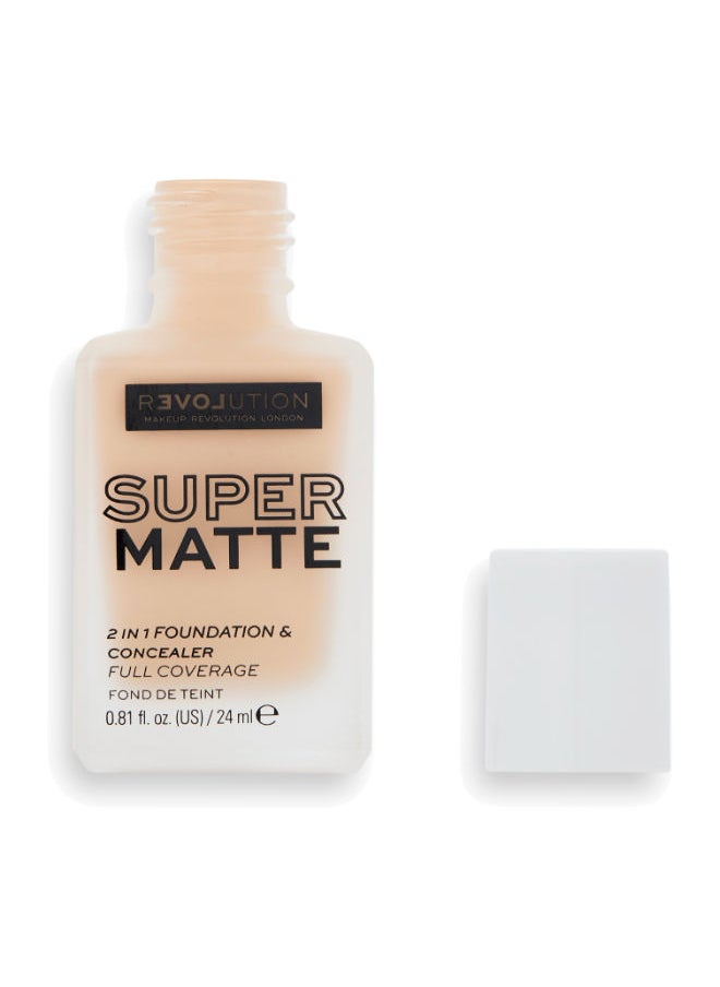 REVOLUTION - Relove Super Matte Foundation- F6 - Image 1