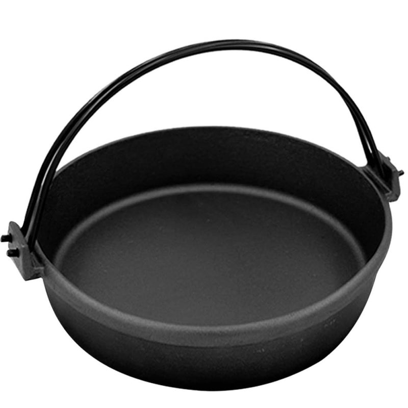 Nonstick Japanese Cast Iron Sukiyaki Pot 18cm Outdoor Cooking - Image 2