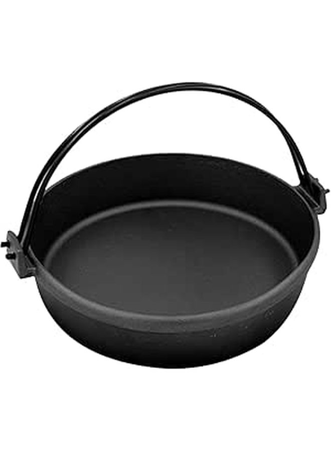 Nonstick Japanese Cast Iron Sukiyaki Pot 18cm Outdoor Cooking - Image 1