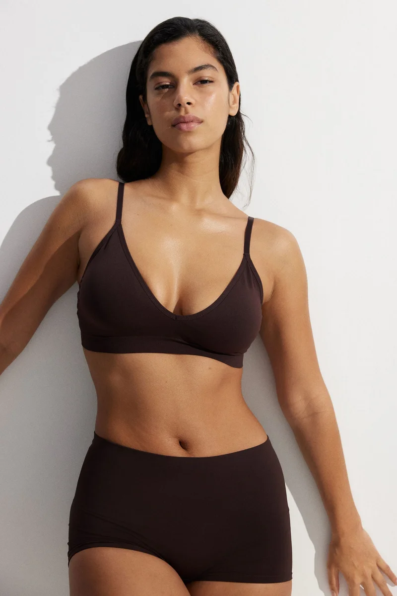 اتش اند ام حمالة صدر ناعمة مبطنة بدون درزات