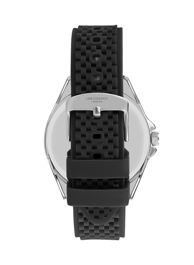 Lee Cooper ساعة يد تناظرية للرجال بقرص أزرق داكن - LC07361.391 - Image 3