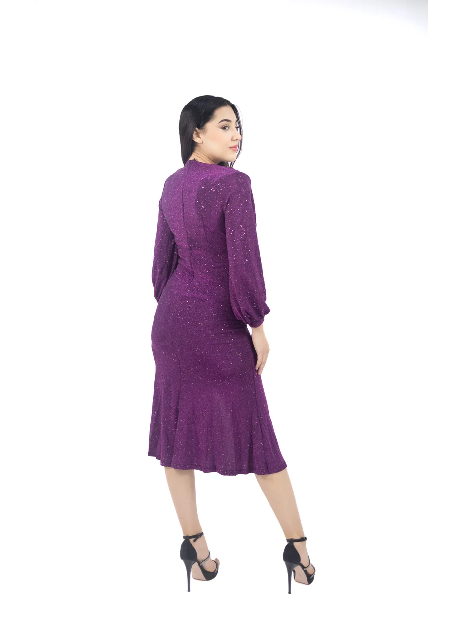 ان لاف Embroidered Rose Lily Dress