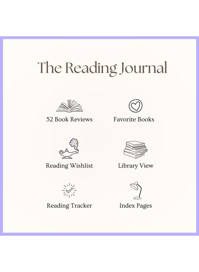 Paperell Reading Journal - 52 Reviews - Book Journal Gift for Book Lovers - Review, Log & Track Your Reading - Avid Readers Accessories - Linen Hardcover - Burgundy - Image 3