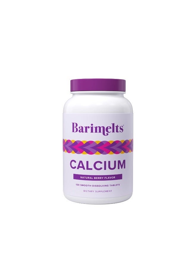 BariMelts Pack Of 120 Calcium Citrate Tablets, Natural Berry Flavor - Image 1