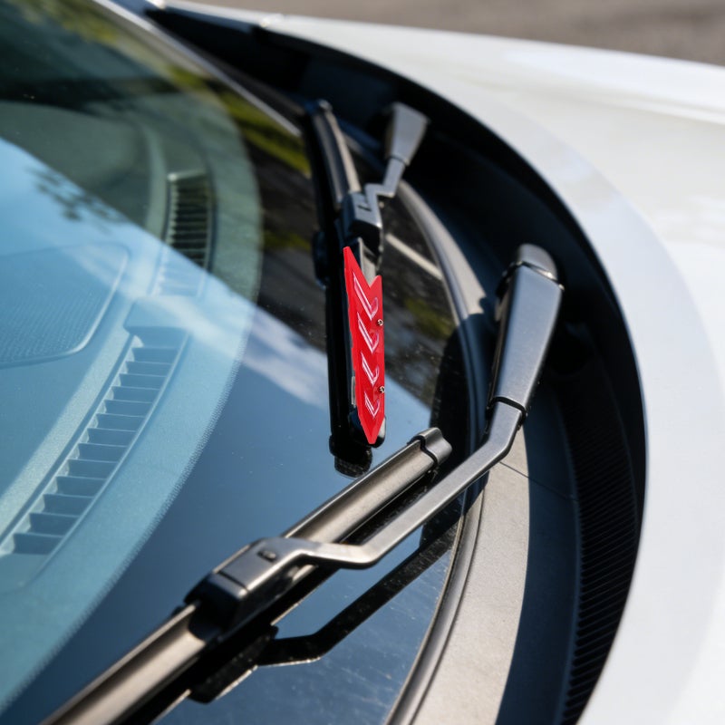 2pcs Windshield Wiper Spoiler: Stable Arrowhead Windshield Wiper Arm Pressure Spring Booster - Universal Windscreen Clear Tool for All Vehicles Noise Reducing - Image 3
