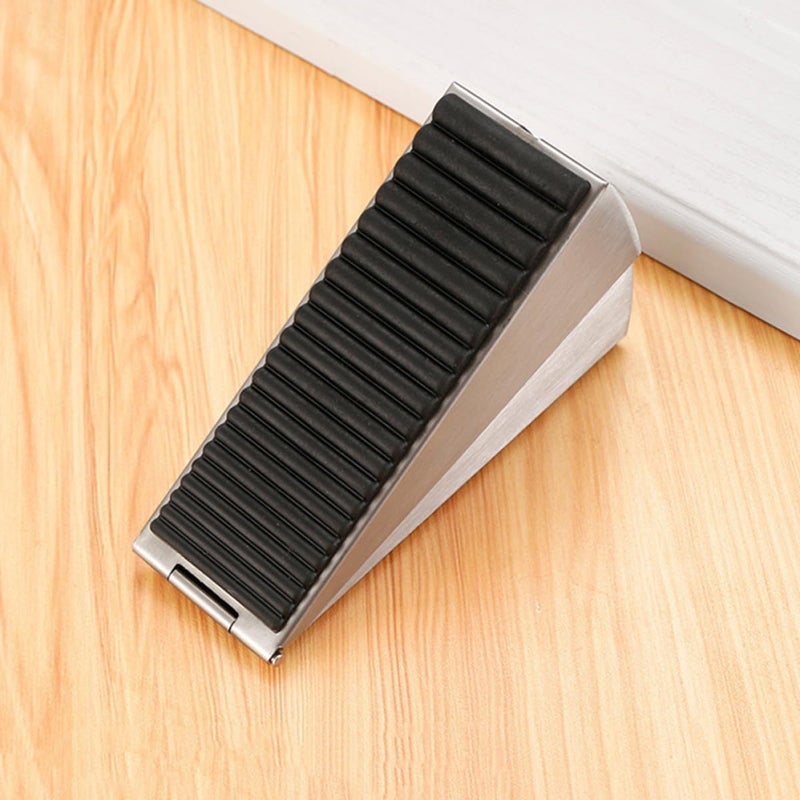 Heavy Duty Adjustable 45 75mm Stainless Steel Door Wedge Stopper with Spring Mechanism - Image 5