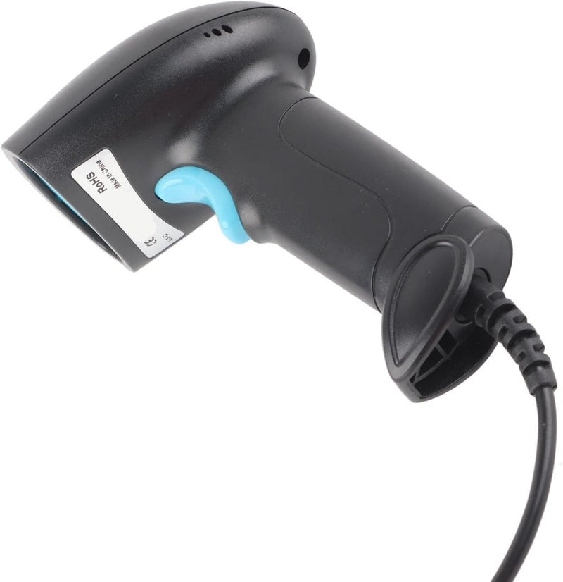 مصمم بدقة ماسح ضوئي للباركود أحادي البعد aqxreight سلكي بمقبض مريح IP54 مسح سريع ودقيق USB ماسح ضوئي للباركود مع تصحيح الأخطاء ثنائي الاتجاه ماسح ضوئي أحادي البعد USB ماسح ضوئي محمول سلكي - Image 4