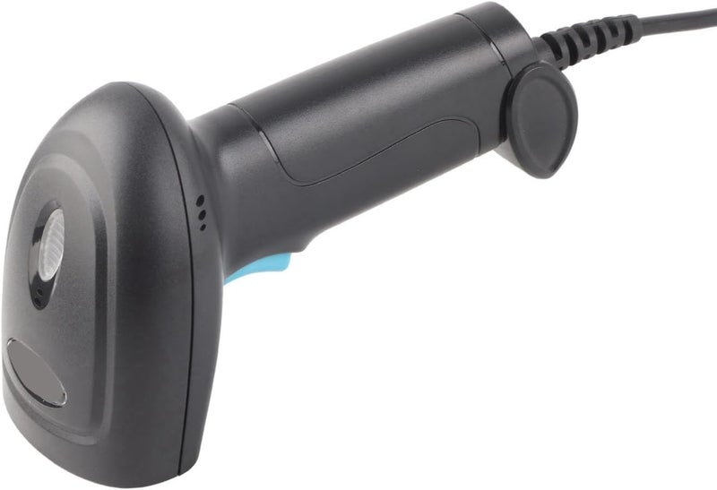 مصمم بدقة ماسح ضوئي للباركود أحادي البعد aqxreight سلكي بمقبض مريح IP54 مسح سريع ودقيق USB ماسح ضوئي للباركود مع تصحيح الأخطاء ثنائي الاتجاه ماسح ضوئي أحادي البعد USB ماسح ضوئي محمول سلكي - Image 1