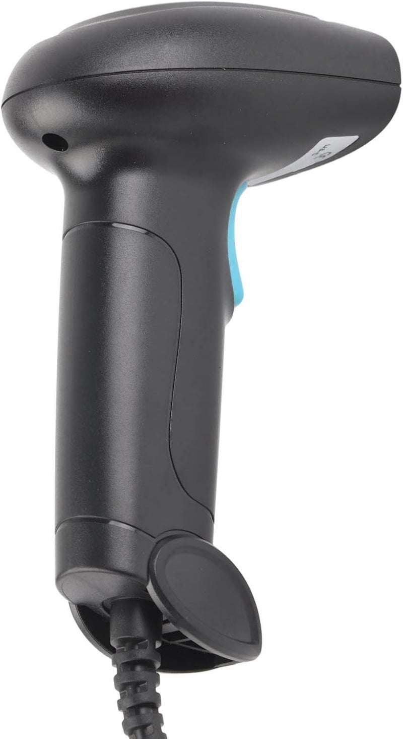 مصمم بدقة ماسح ضوئي للباركود أحادي البعد aqxreight سلكي بمقبض مريح IP54 مسح سريع ودقيق USB ماسح ضوئي للباركود مع تصحيح الأخطاء ثنائي الاتجاه ماسح ضوئي أحادي البعد USB ماسح ضوئي محمول سلكي - Image 3