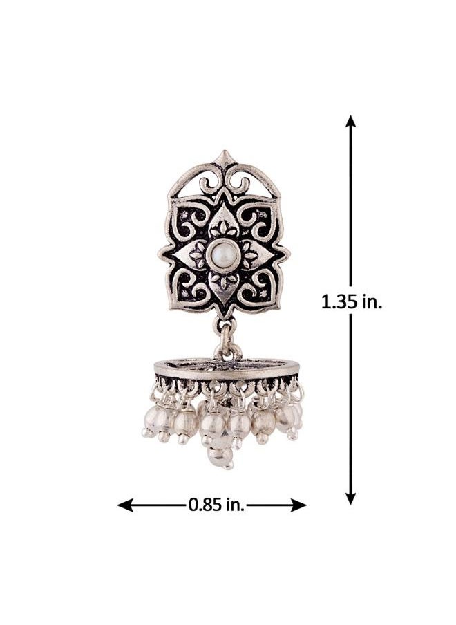 VOYLLA - Work Essentials Rangoli Inspired Earrings - Image 1