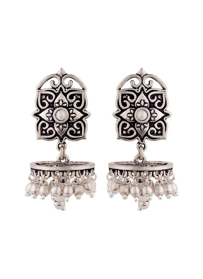 VOYLLA Work Essentials Rangoli Inspired Earrings