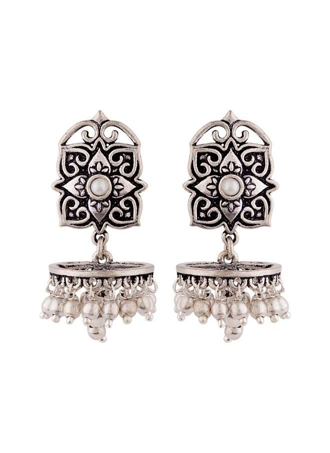 VOYLLA - Work Essentials Rangoli Inspired Earrings - Image 1