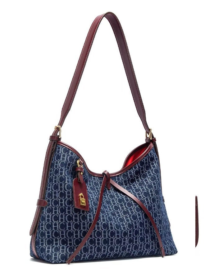 CH CH CHCH New Style Women's Shoulder Bag Trendy And Fashionable Made Of Canvas Material With An Underarm Strap And A Handbag Design - Image 2