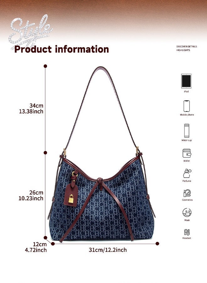 CH CH CHCH New Style Women's Shoulder Bag Trendy And Fashionable Made Of Canvas Material With An Underarm Strap And A Handbag Design - Image 4