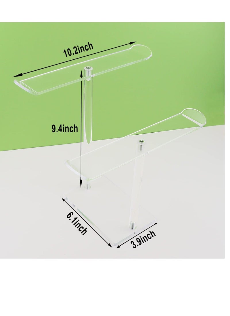 Excefore Clear Headband Holder, Acrylic Headband Organizer Stand, Hairband Display Stand, Hair Accessories Storage Stand, Suitable for Girl Women Gifts  - Image 3