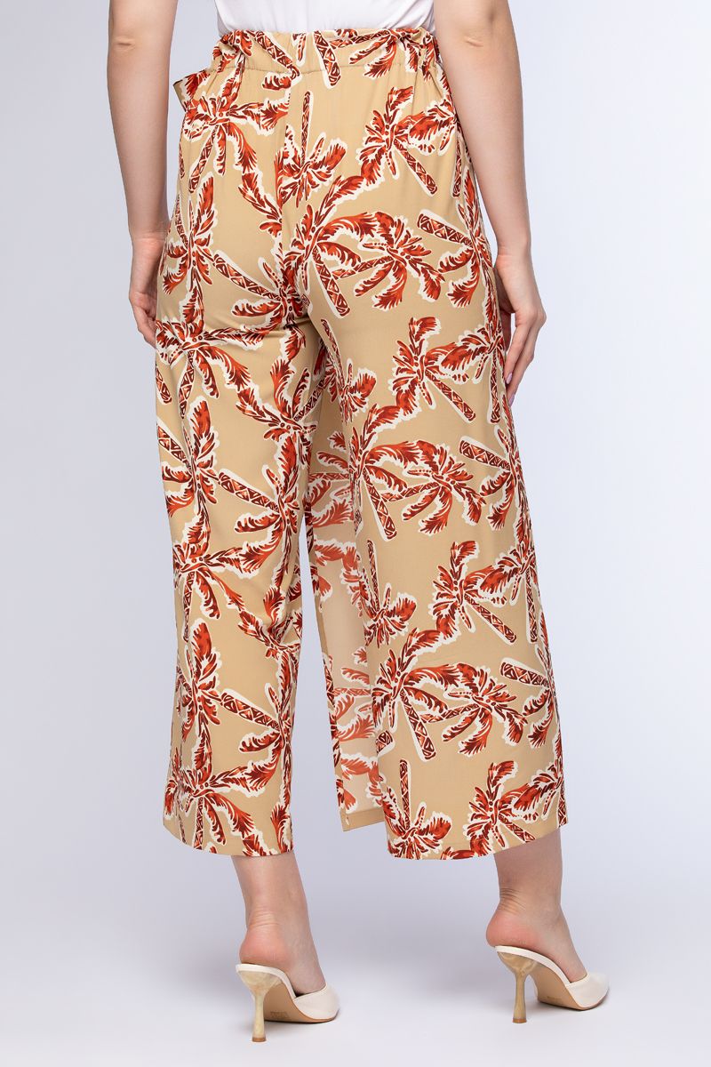 RINA printed women wrap pants - Image 4