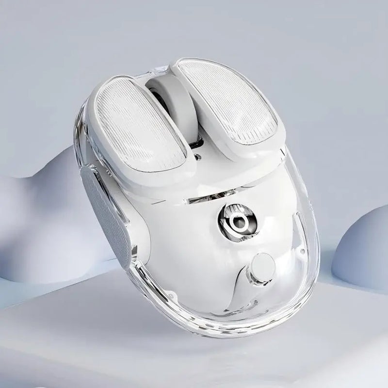 Eweadn ماوس Eweadn Q9 Wireless Clear Mouse, Bluetooth 2.4G Dual Mode, Usb, RGB Lighting, Silent Clicks, Multi-Device Computer Mouse - Image 1