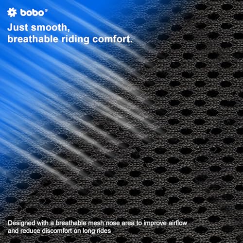 BOBO BC1 Premium Performance Balaclava, Ice Silk Fabric, SPF 50+ UV Protection, Breathable Mesh, Eyeglass Compatible, Black - Image 3