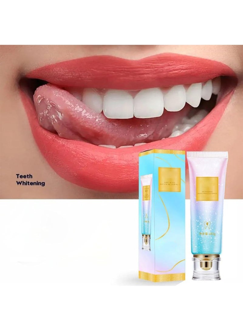 بودي أكسيل معجون أسنان مبيض بالنياسيناميد من بودي أكسل - إزالة مكثفة للبقع، عناية طبيعية لطيفة، نفس منعش - بنكهة الخوخ، صحة اللثة، 100 غرام - Image 5