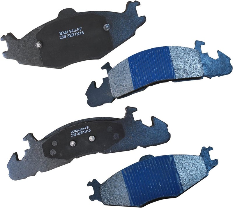 Bendix Premium SBM259 Semi-Metallic Front Brake Pads for Select Models Chrysler Town & Country, Dodge Caravan, Grand Mini Ram, Plymouth Voyager, Voyager - Image 1