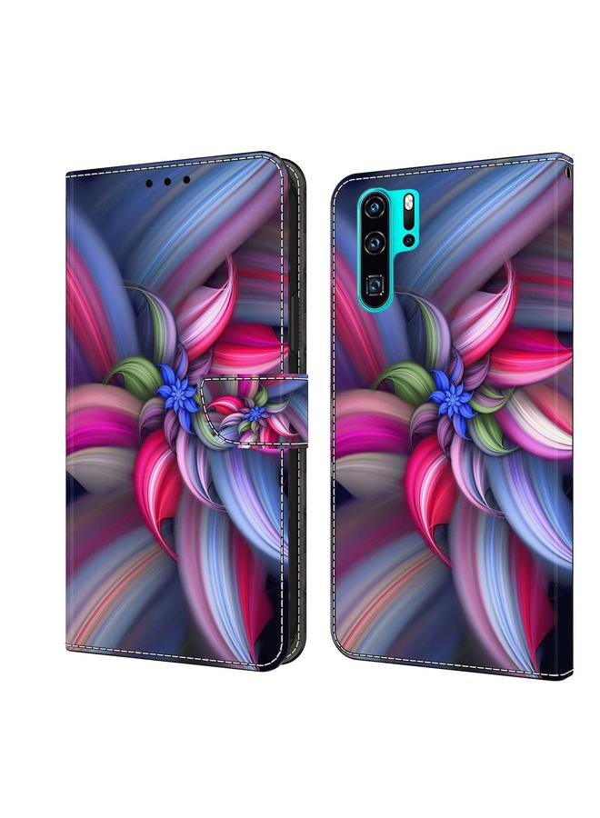 S-TOP Case For Huawei P30 Pro Crystal 3D Shockproof Protective Leather Phone Case - Image 1