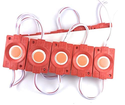 Autozap 20 Pcs Car Motorcycle Under Glow Led Module Strip LED Light Interior, Dash, Back Up Lamp Car, Motorbike, Truck, Van (Red) - Image 2