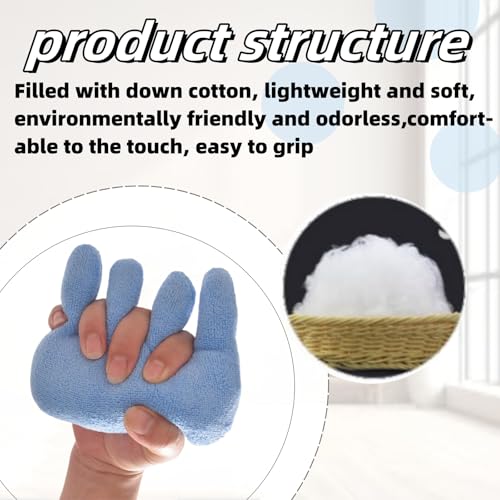 DEEYOTA Fingers Separation Pad,with an Elastic Palm Gripper,Used for Rehabilitation Treatment of Arthritis and Skin Damage - Image 4