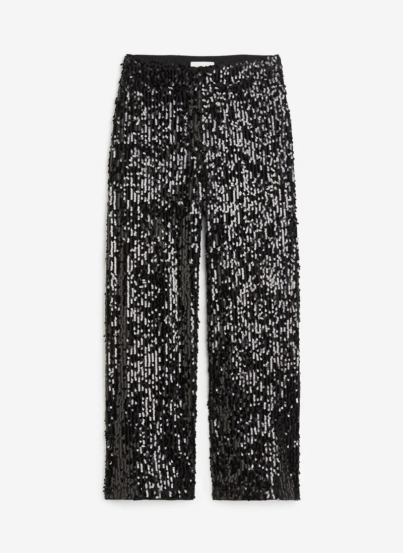 H&M Sequined Trousers