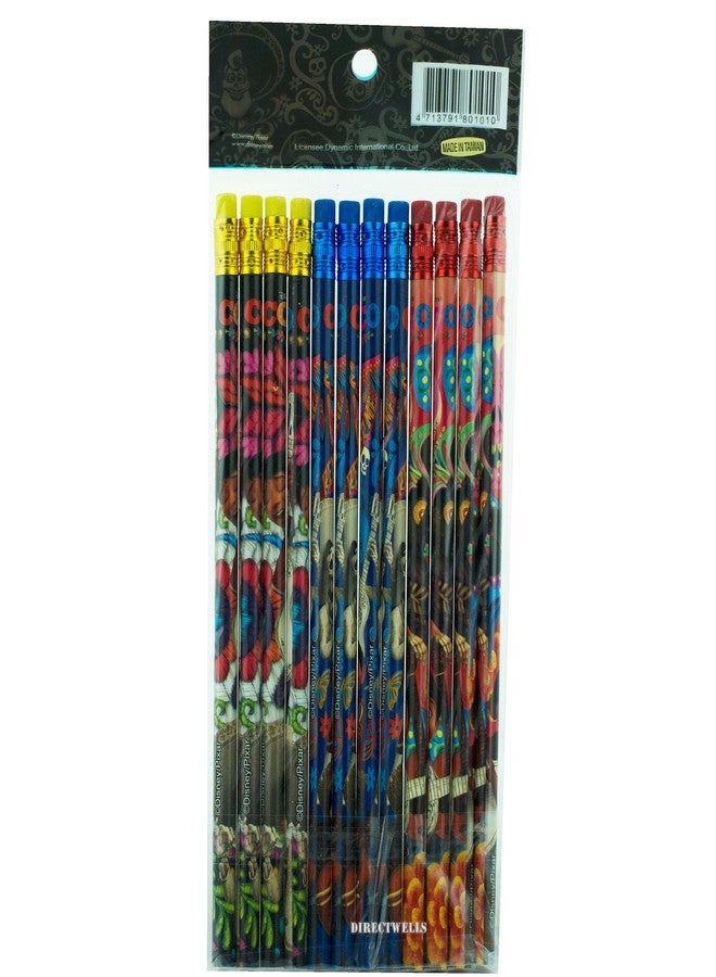 PLM Disney Coco 12 Colorful Wood Pencils Pack - Image 3