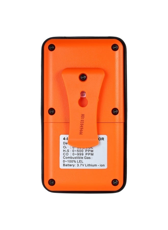 SMART SENSOR ST8900 4 in 1 Toxic Gas CO Carbon Monoxide Detector Hydrogen Sulfide H2S Oxygen Combustible Gas Test LCD Display Monitor, Sound Light Vibration Alarm - Image 4