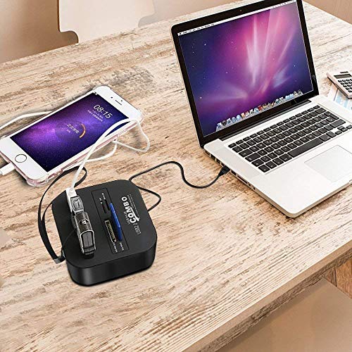 Cables Kart All in One Combo Card Reader & 3 Port USB 2.0 Hub - Black - Image 5