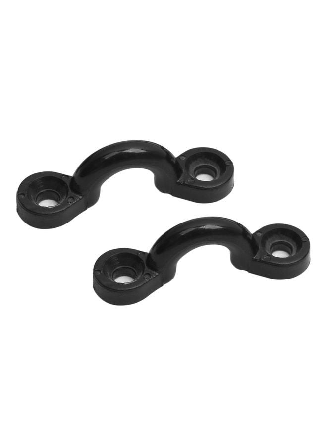 NIBEMINENT 2pcs Kayak Carry Pull Handle with Cord Pad Eyes Screws for Canoe Boat 10.0x5.0x5.0cm - Image 2