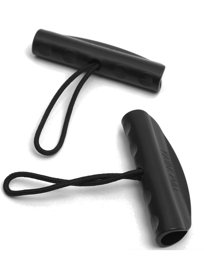 NIBEMINENT 2pcs Kayak Carry Pull Handle with Cord Pad Eyes Screws for Canoe Boat 10.0x5.0x5.0cm - Image 3