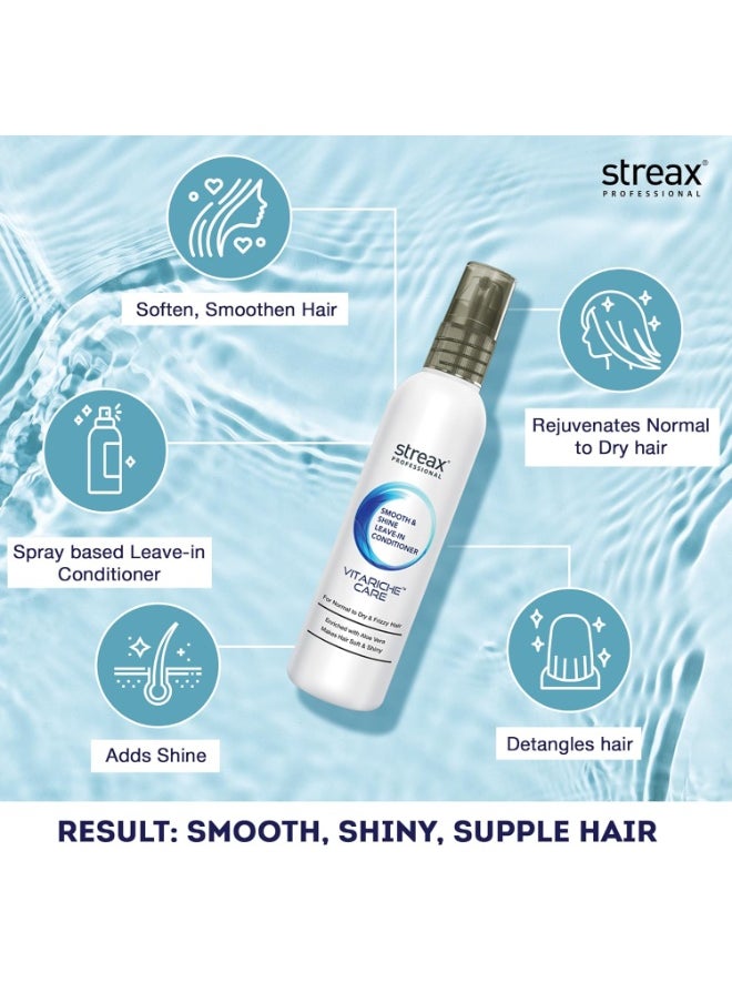 Streax - Professional Vitariche Care Smooth & Shine Leave-in-Conditioner 100ml - Image 1