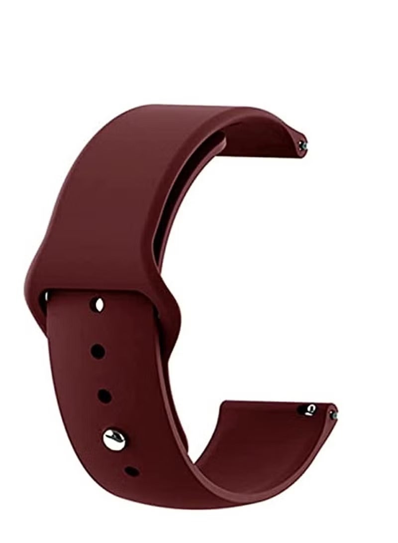 سوار ساعة سيليكون لساعة هواوي واتش 3 برو مقاس 48 مم - 22 مم، حزام مضاد للكسر - REDWIN