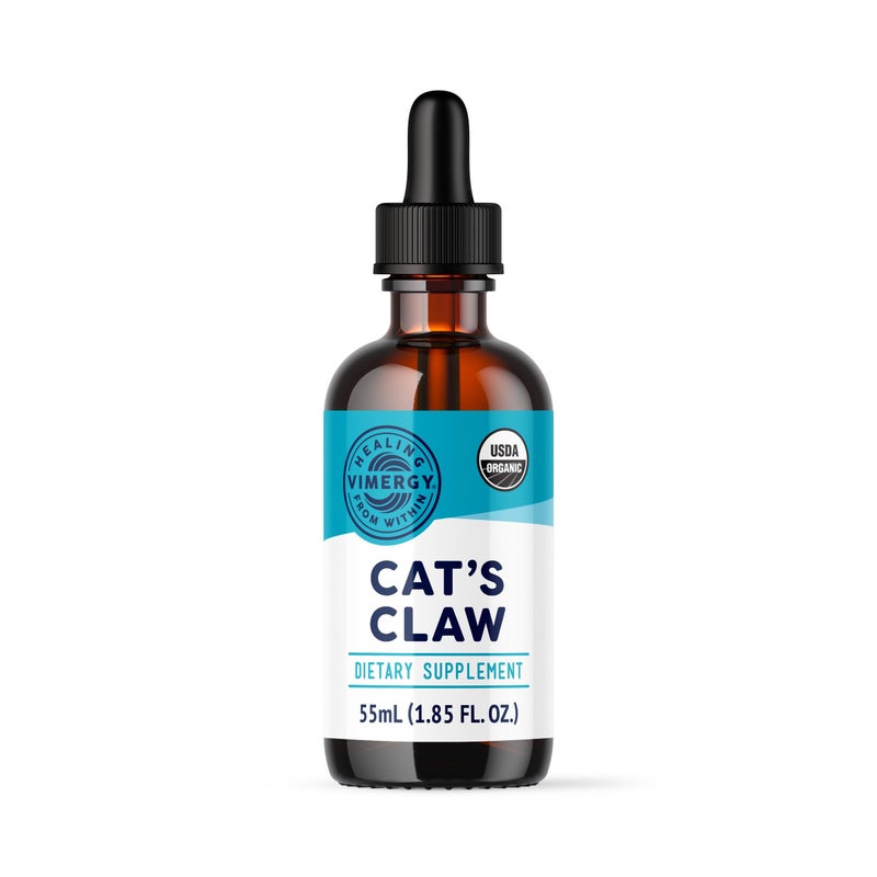 Vimergy Organic Catâ€™s Claw Liquid â€“ Provides Antioxidant Support* â€“ Benefits The Immune System* â€“ Organic, Vegan, Gluten-Free, Non-GMO â€“ 30 Servings (55 ml) - Image 1