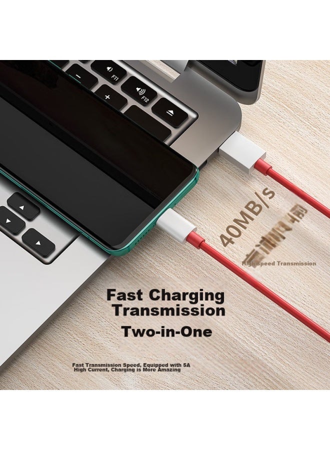 trendsetter Fast Charging Cable Compatible With Oneplus 8/8t/7t/7/pro/6t/5t/3t, Oppo A32/k5/k7/a92, Lenovo And Huawei Phones - Image 4