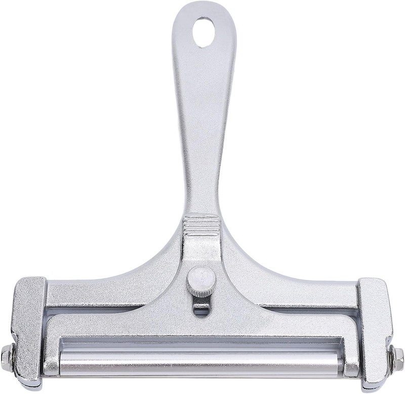 Aramox Stainless Steel Handheld Cheese Cutter Adjustable Wire Cheese Slicing Tool Shaver with Ergonomic Grip for Charcuterie Boards Sandwiches - Image 1