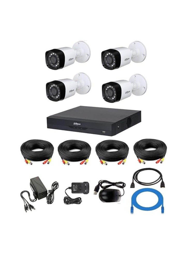 Dahua Dahua 8-megapixel surveillance cameras, high-definition night vision, face recognition, waterproof, with phone applications - Image 1
