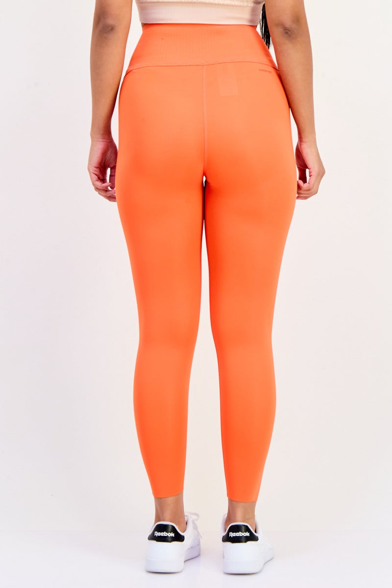 Adidas Women Tight Fit Training Leggings, Red - Image 3