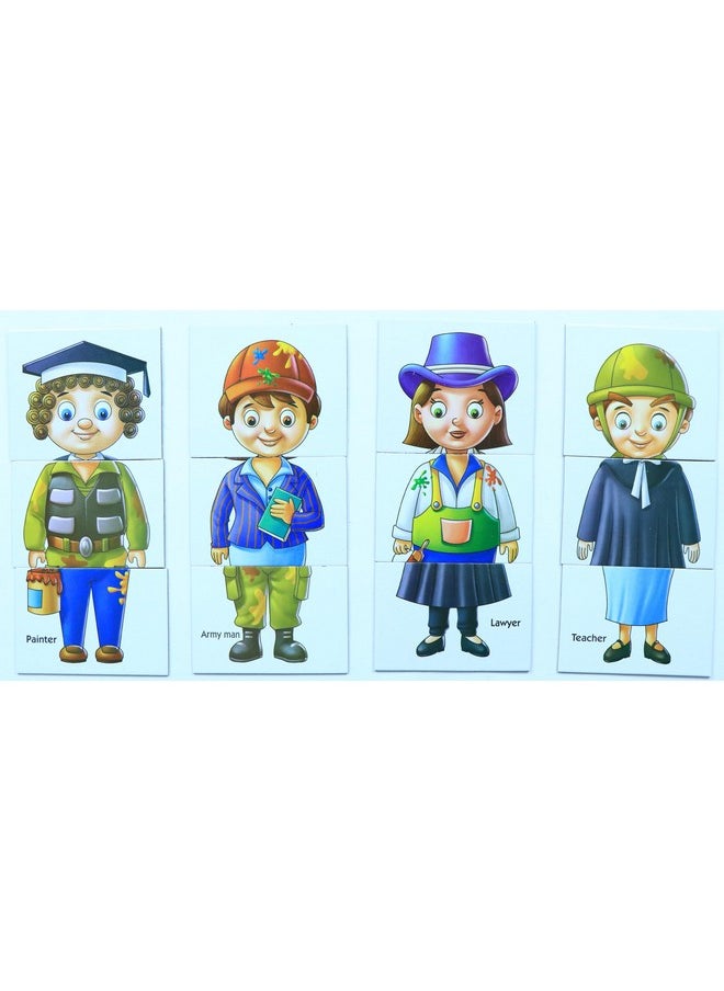 Creative's Creative's Learn and Play | Educational Puzzle Game | Learn & Identify & Name 12 Important Community Helpers | Doctor, Painter, Lawyer, Teacher & More | Fun with Learn Game for 2 & Up Kids  - Image 5