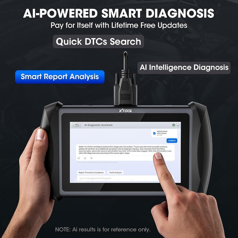 XTOOL IP616 Bidirectional Scan Tool, Full Systems OBD2 Scanner, 34+ Resets - Image 3